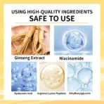 Eelhoe Ginseng Facial Essence Ginseng Anti-Wrinkle Essence Ginseng Anti Aging Essence Gold Peptide Deeply Moisturize - Image 6