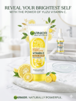 Garnier Bright Complete Vitamin C Radiance Combo – Face Wash + 30x Vitamin C Serum - Image 2